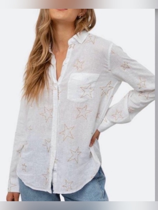 Rails Tops - RAILS Women's Charli Starstruck
Button Down Shirt Linen Blend Sz.M
Whimsy Preppy